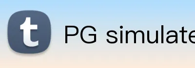 PG simulate Logo